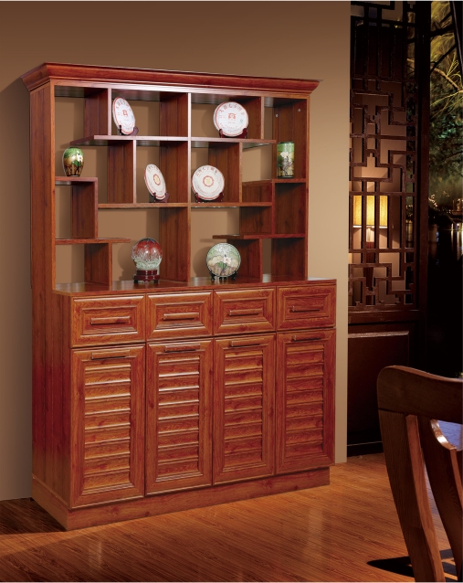 全鋁博古架-01（風格：中式；顏色：金像）